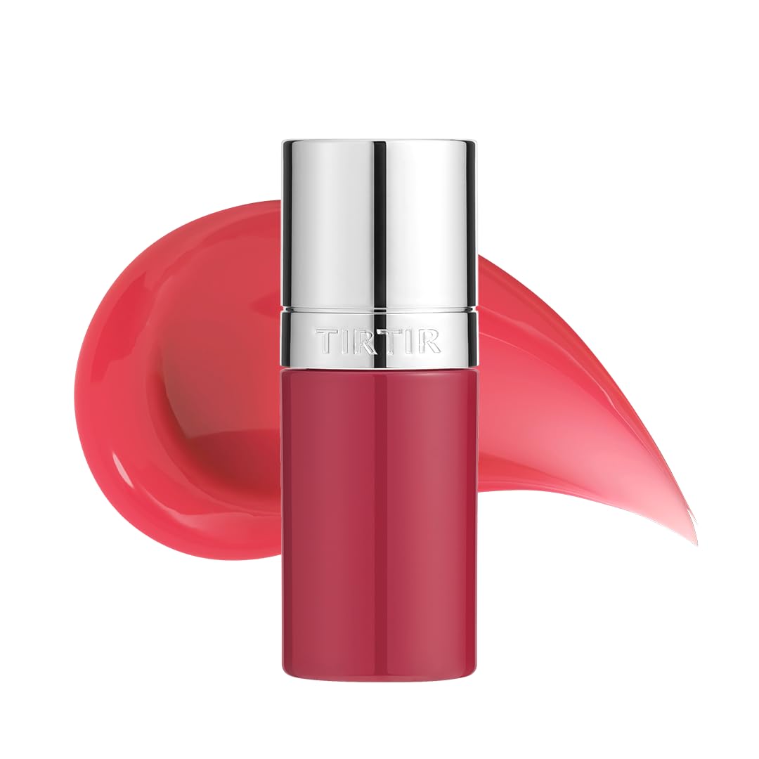 TIRTIR Glow Pop Tinted Lip Oil #03Glassy Strawberry |Korean makeup, Weightless Glossy Lip Tint
