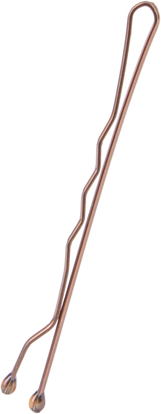 Amazon Basics Bobby Pins, Browth Hair Pins for all Hair types, 48 Count