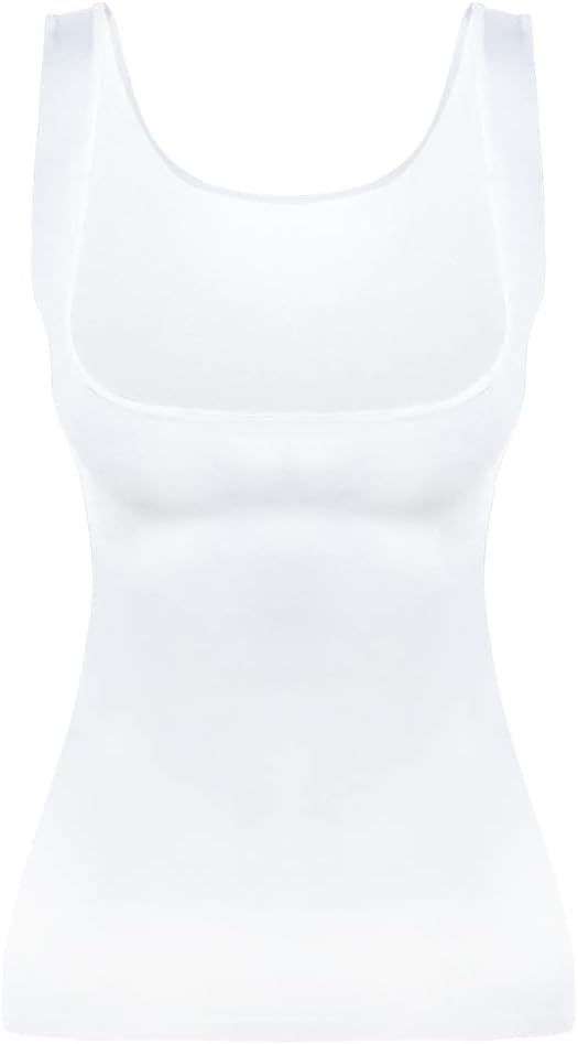 EUYZOU Women's Underbust Shapewear Tank Tops - Seamless Tummy Control Compression Camisole Tops Slimming Tank