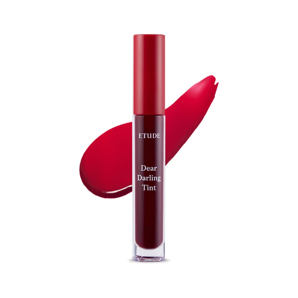 ETUDE Dear Darling Water Gel Tint (#RD302 Dracula Red) (21AD) | Long-lasting Effect up with Fruity