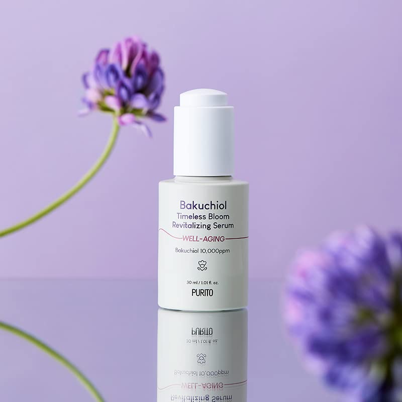 PURITO Bakuchiol Timeless Bloom Revitalizing Serum 30ml / 1.01 fl. oz. Vegan & Cruelty-Free