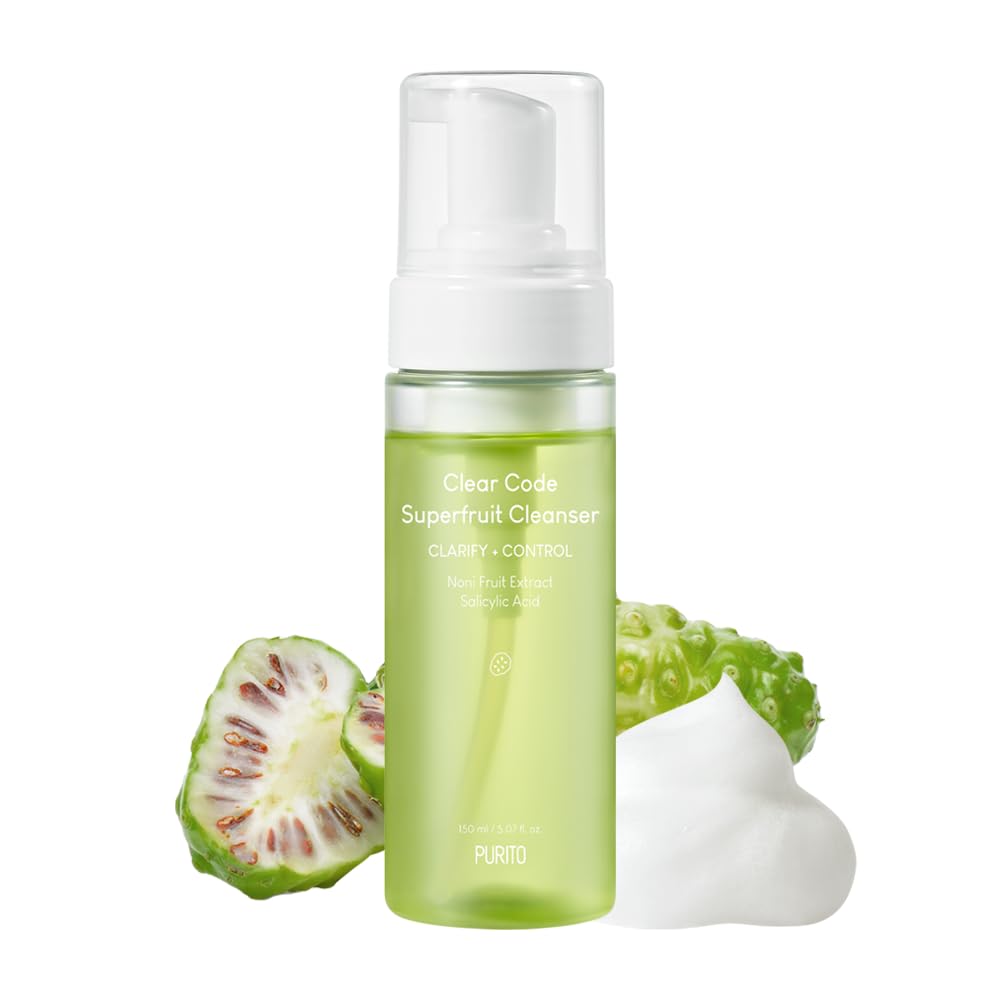 PURITO Clear Code Cleanser | Clarifying Face Wash With Noni Fruit