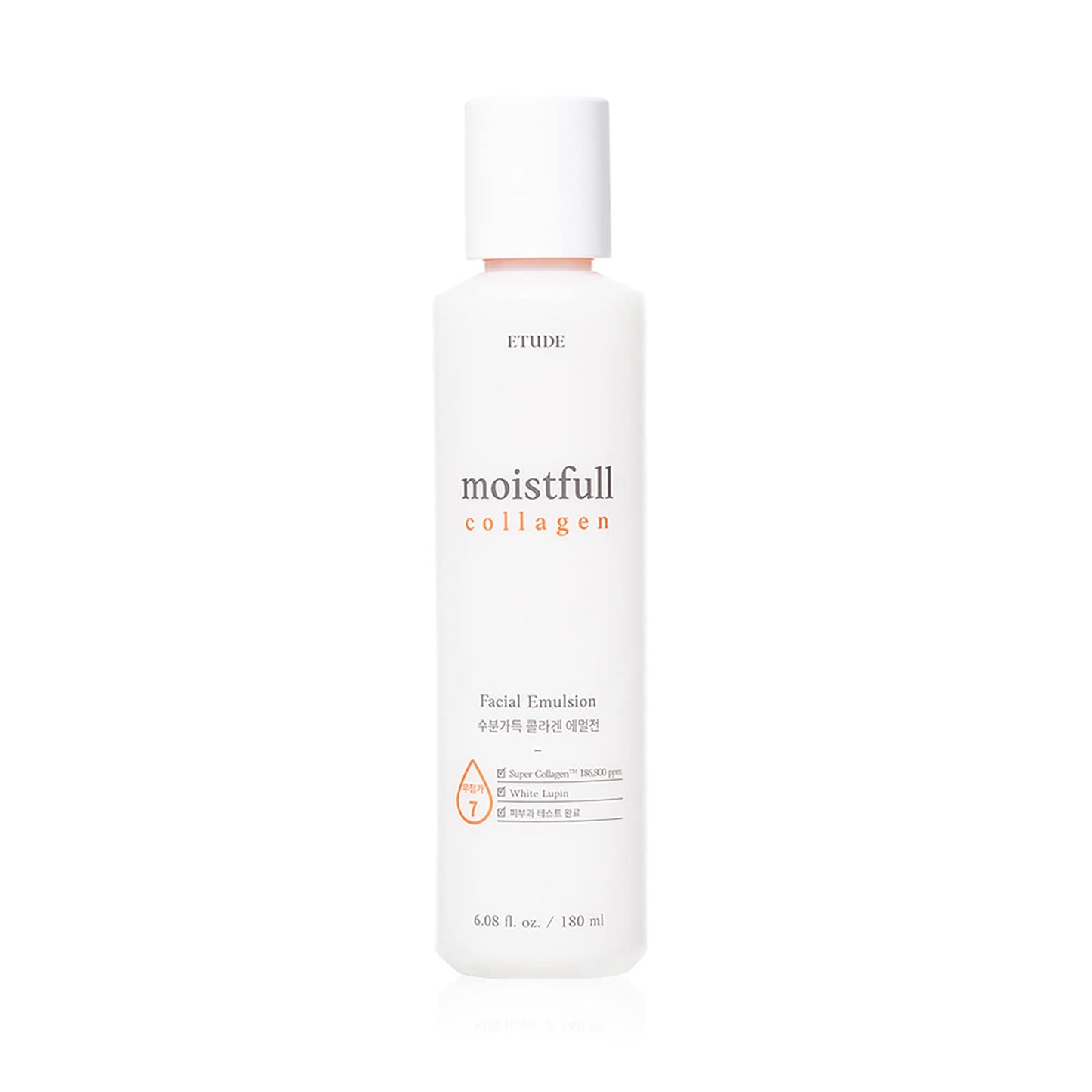 ETUDE Moistfull Collagen Facial Emulsion, Face Moisturizer, 6.08 fl oz