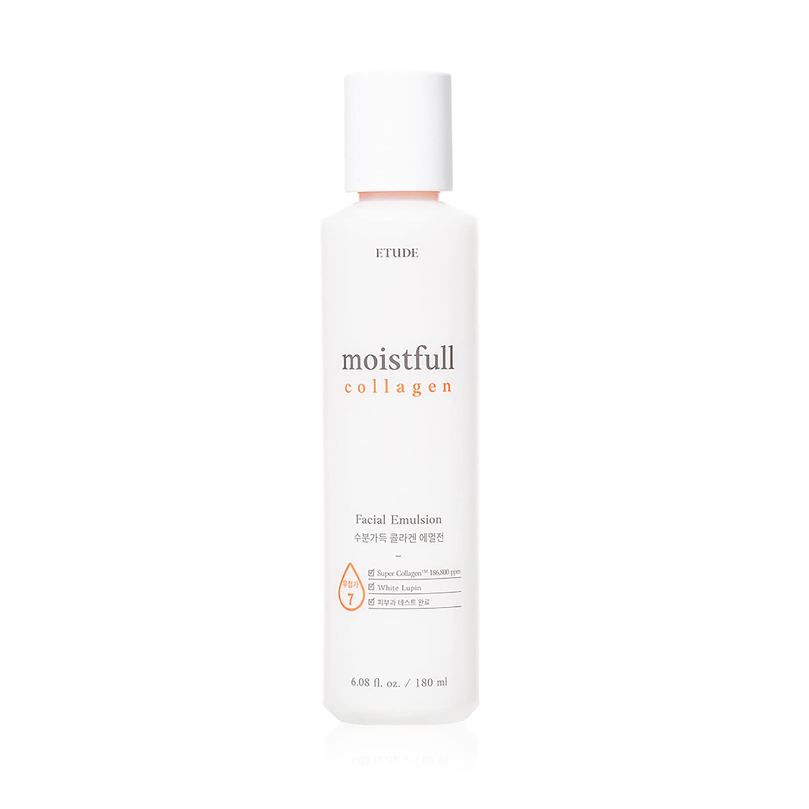 ETUDE Moistfull Collagen Facial Emulsion, Face Moisturizer, 6.08 fl oz
