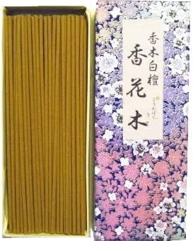 Sandalwood Japanese Incense Sticks byakudan koukaboku.Long-Established Incense Sticks Maker Awaji Baikundou. [Made in Japan] Awaji Island, Yellow