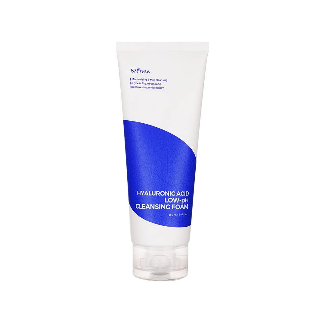 IsNtree Hyaluronic Acid Low-Ph Cleansing Foam 150ml, 5.07 fl.oz | Moisturizing & Mild cleansing | 8