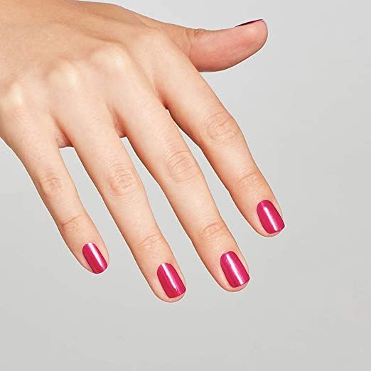 OPI Nail Lacquer 15 Minutes of Flame | Opaque Bright Pink Shimmer
