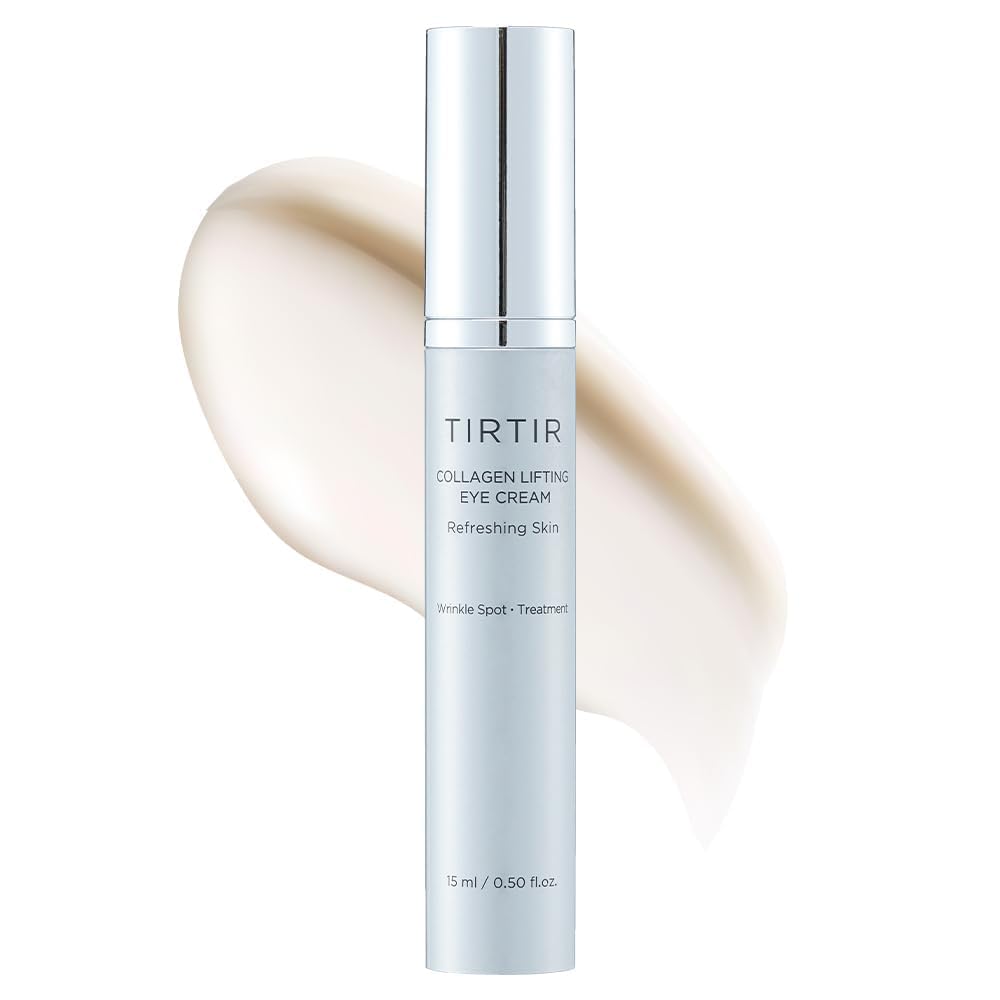 TIRTIR Collagen Lifting Eye Cream - Roller Applicator, Wrinkle Spot Treatment, Revitalizing