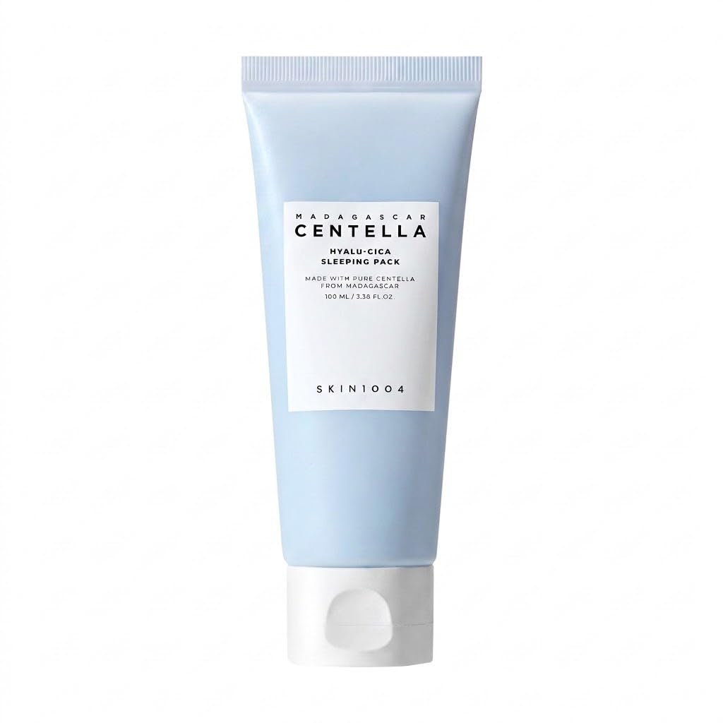 SKIN1004 Hyalu-Cica Sleeping Pack, Korean Face Moisturiser with Hyaluronic Acid & Centella, Cream