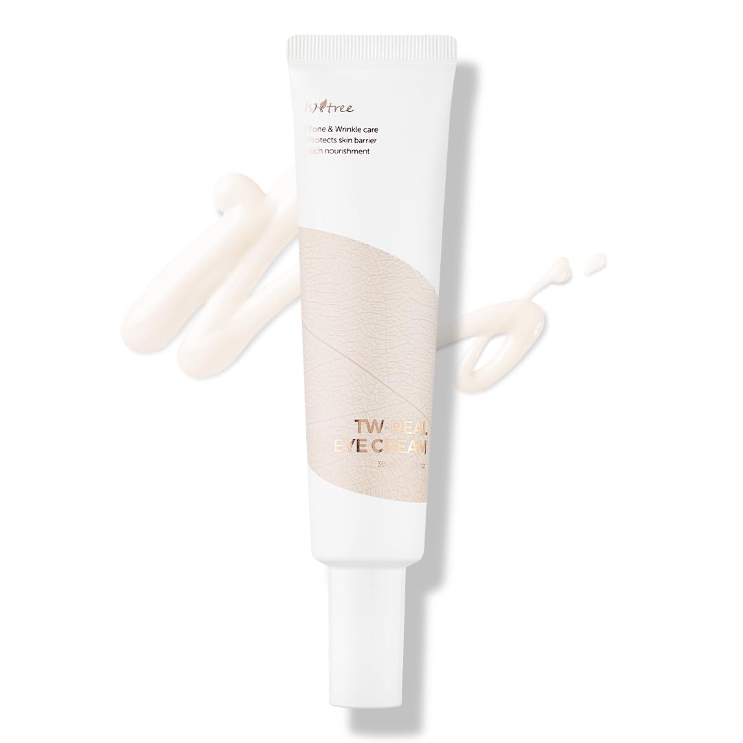 ISNTREE TW-REAL Eye Cream 30ml, 1.01 fl oz | Korean Eye Cream for Dark Circles, Fine Lines