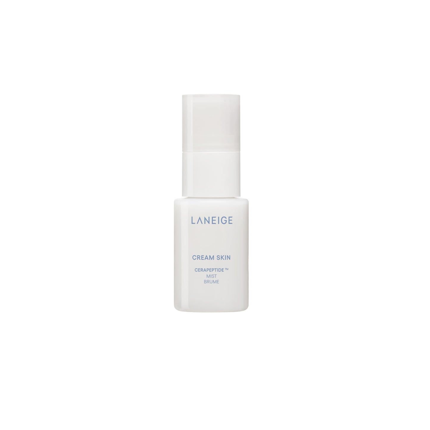 LANEIGE Cream Skin Toner & Moisturizer Mini Mist Spray: Lightweight Refillable Korean Milky Toner