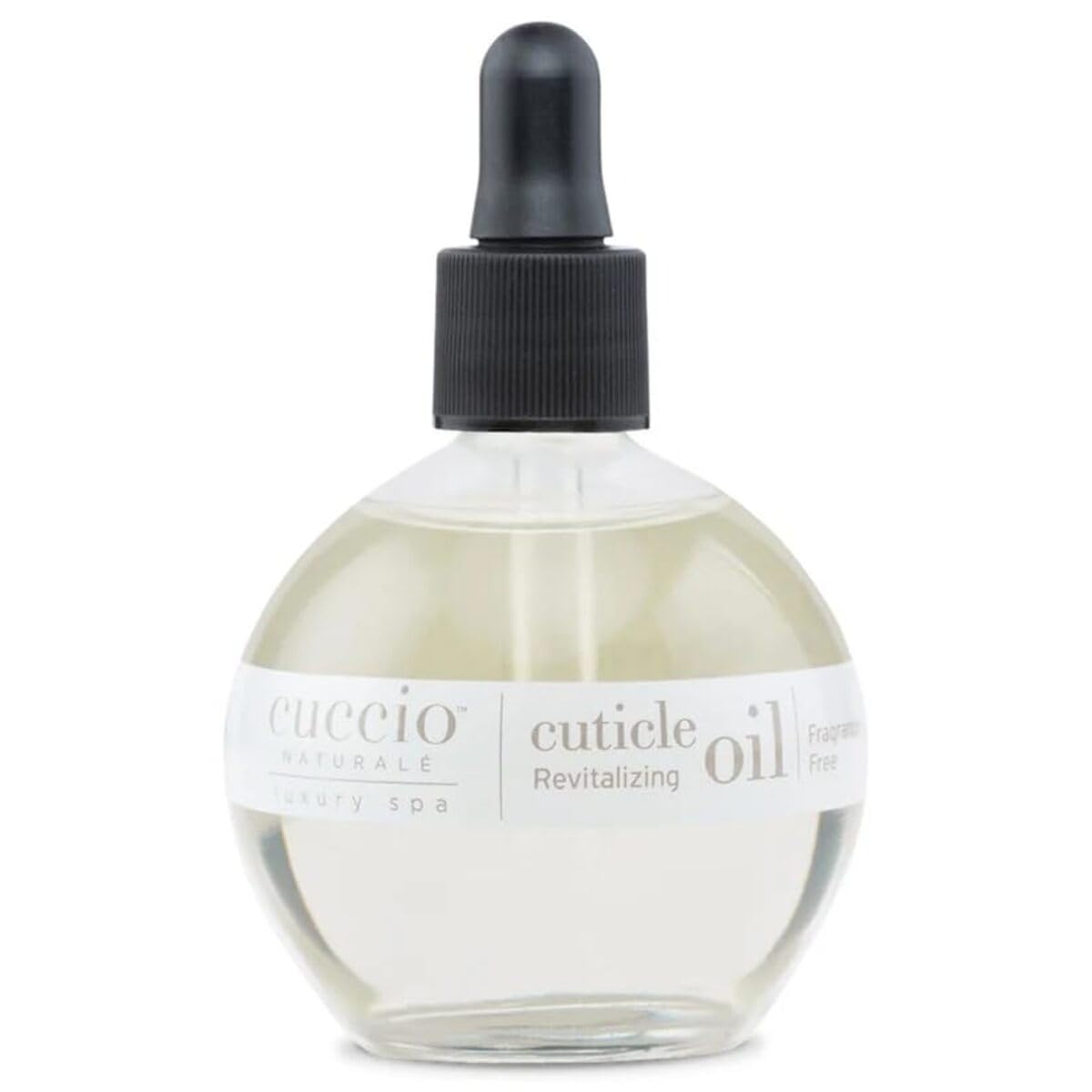 Cuccio Naturale Fragrance Free Revitalizing Cuticle Oil, Lightweight Fast-Absorbing Hydrating Nail