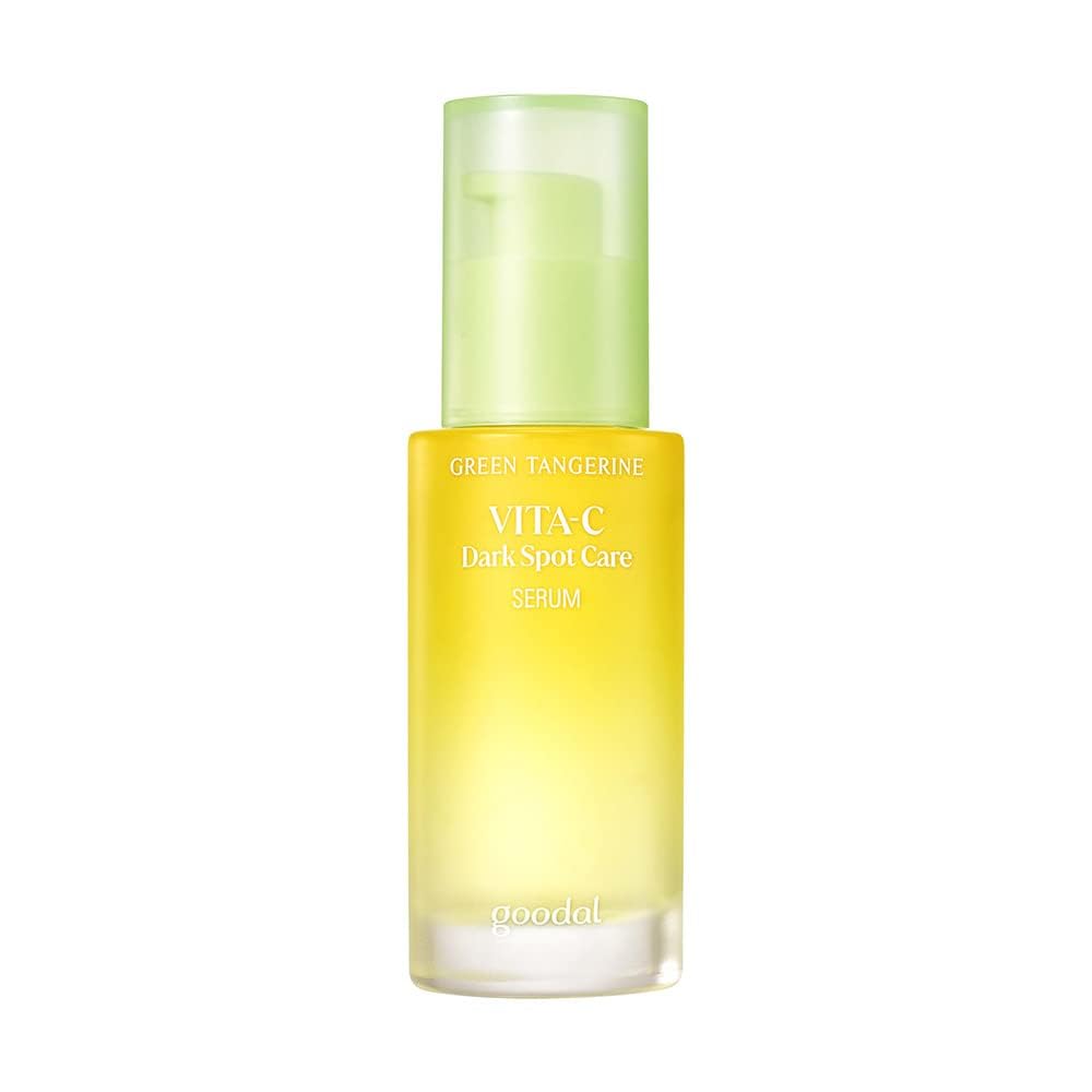 GOODAL Green Tangerine Vita C 15 Ampoule, Korean Skin Care, Vitamin C Serum, Hydrating Daily Facial