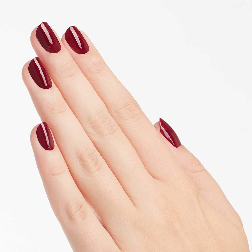 OPI Nail Lacquer We the Female | Opaque Dark Red