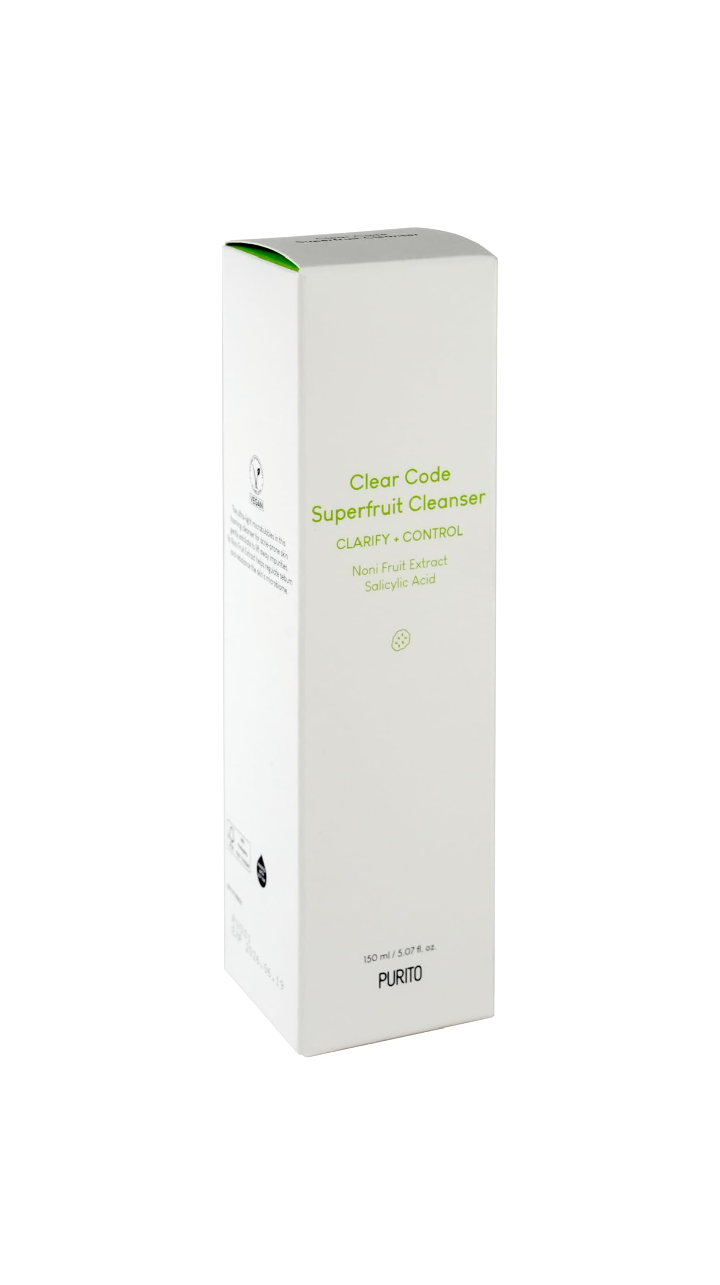 PURITO Clear Code Cleanser | Clarifying Face Wash With Noni Fruit