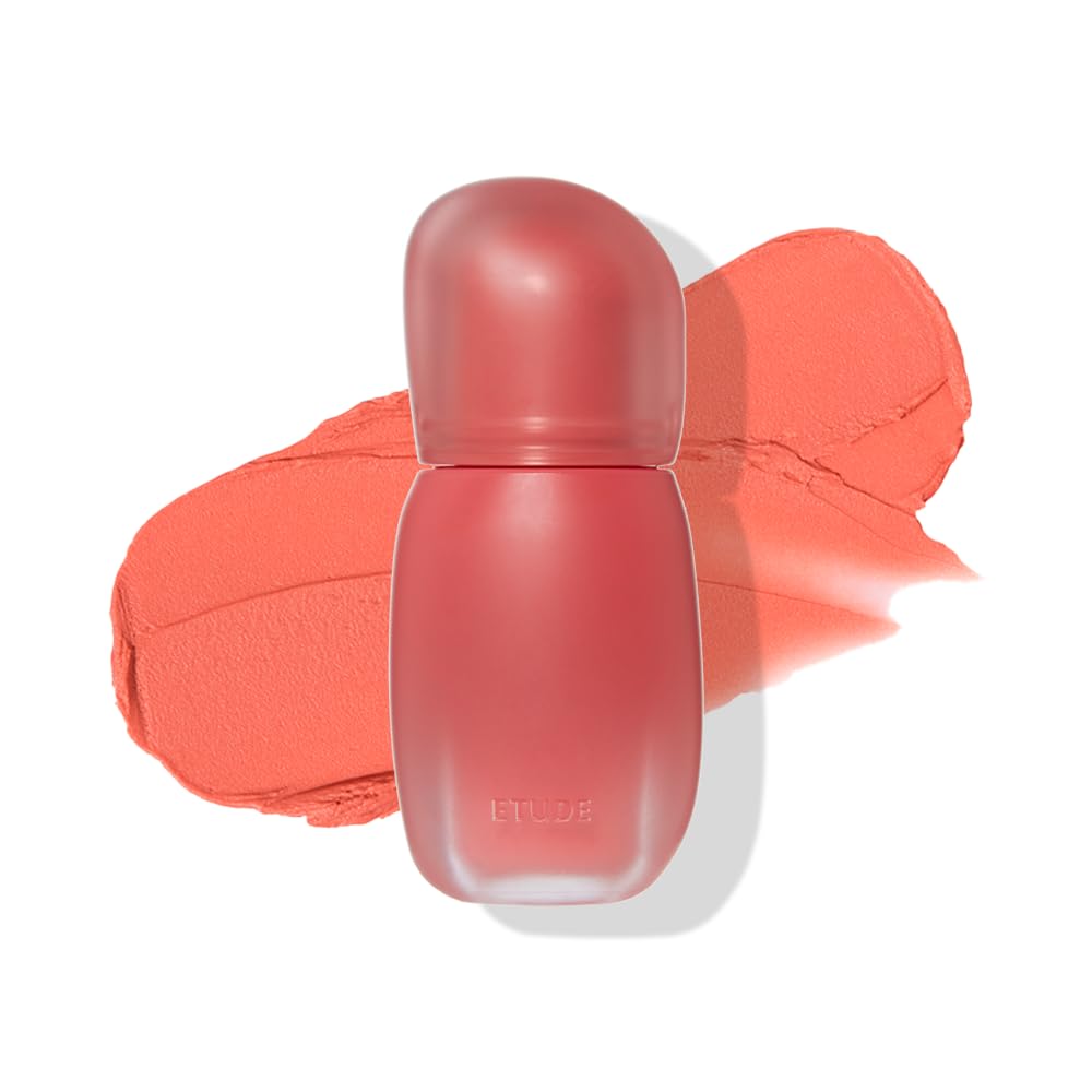 ETUDE Soft Fixing Lip Tint (Crush on You) – Blurring Matte Finish, Lightweight Creamy Texture