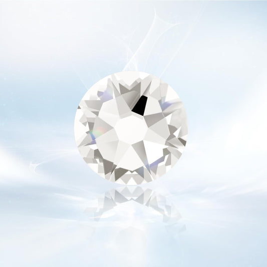 Novani Clear Rhinestones 144pcs Flat Back Round Rhinestone Style 2088 Sparkly Crystal Gemstones for