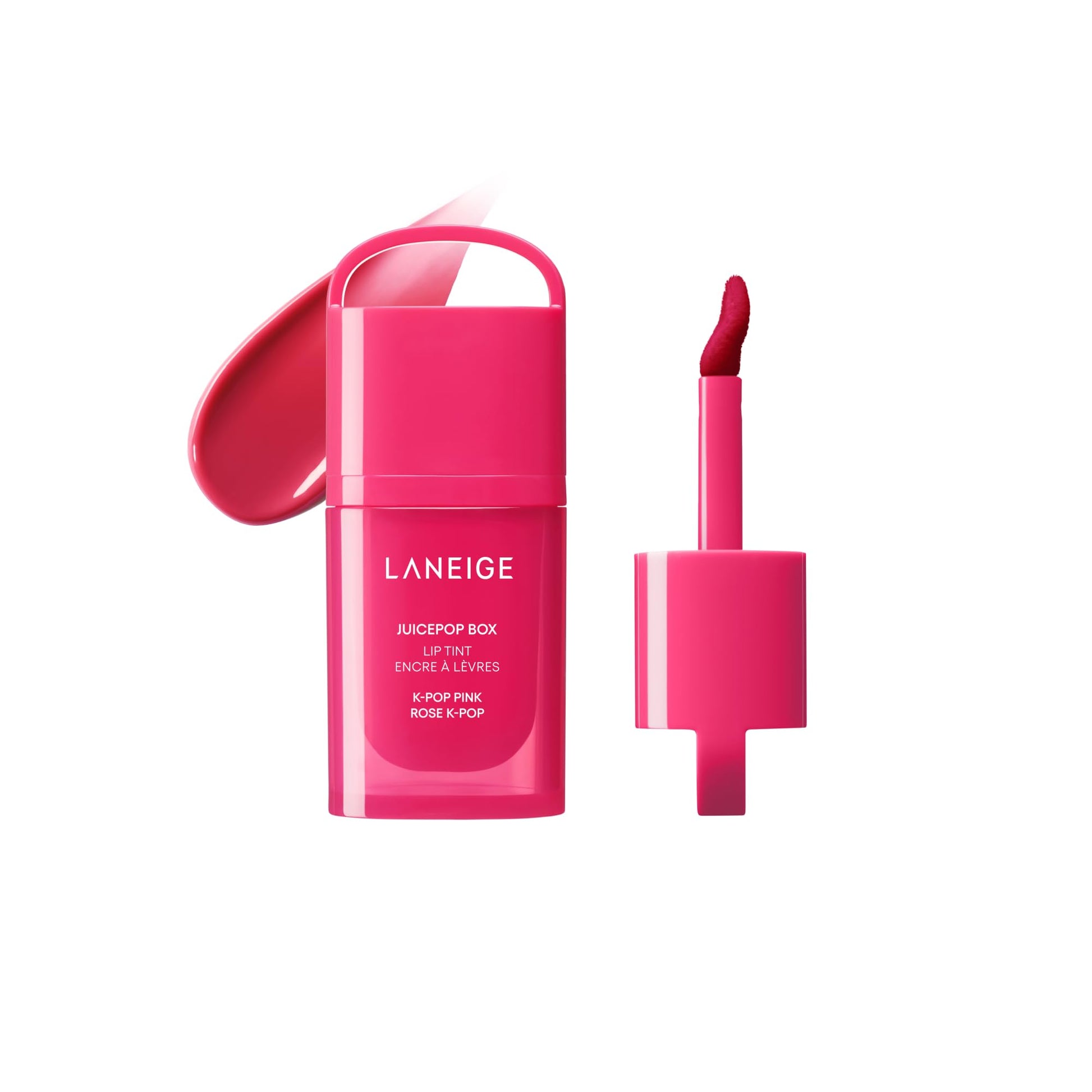 LANEIGE JuicePop Box Korean Lip Tint: Long-Lasting Hydrating Lightweight Tint, Buildable Juicy