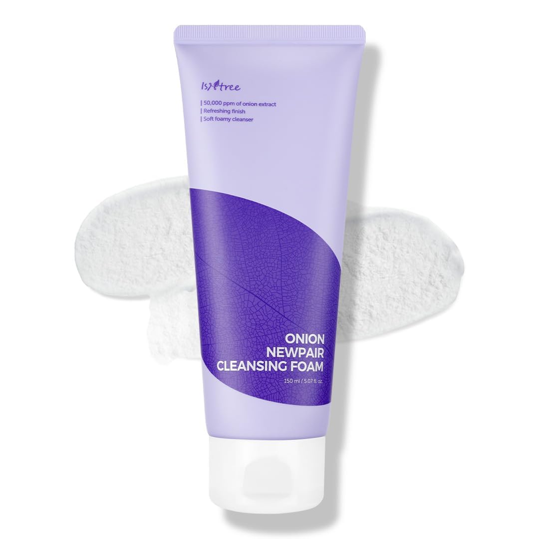 IsNtree Onion Newpair Cleansing Foam 150ml, 5.07 fl.oz | High-moisture cleansing foam to care spots