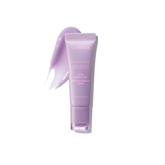 LANEIGE Lip Glowy Balm: Sheer Tinted Lip Treatment Balm Tube with Shea & Murumuru Butters for