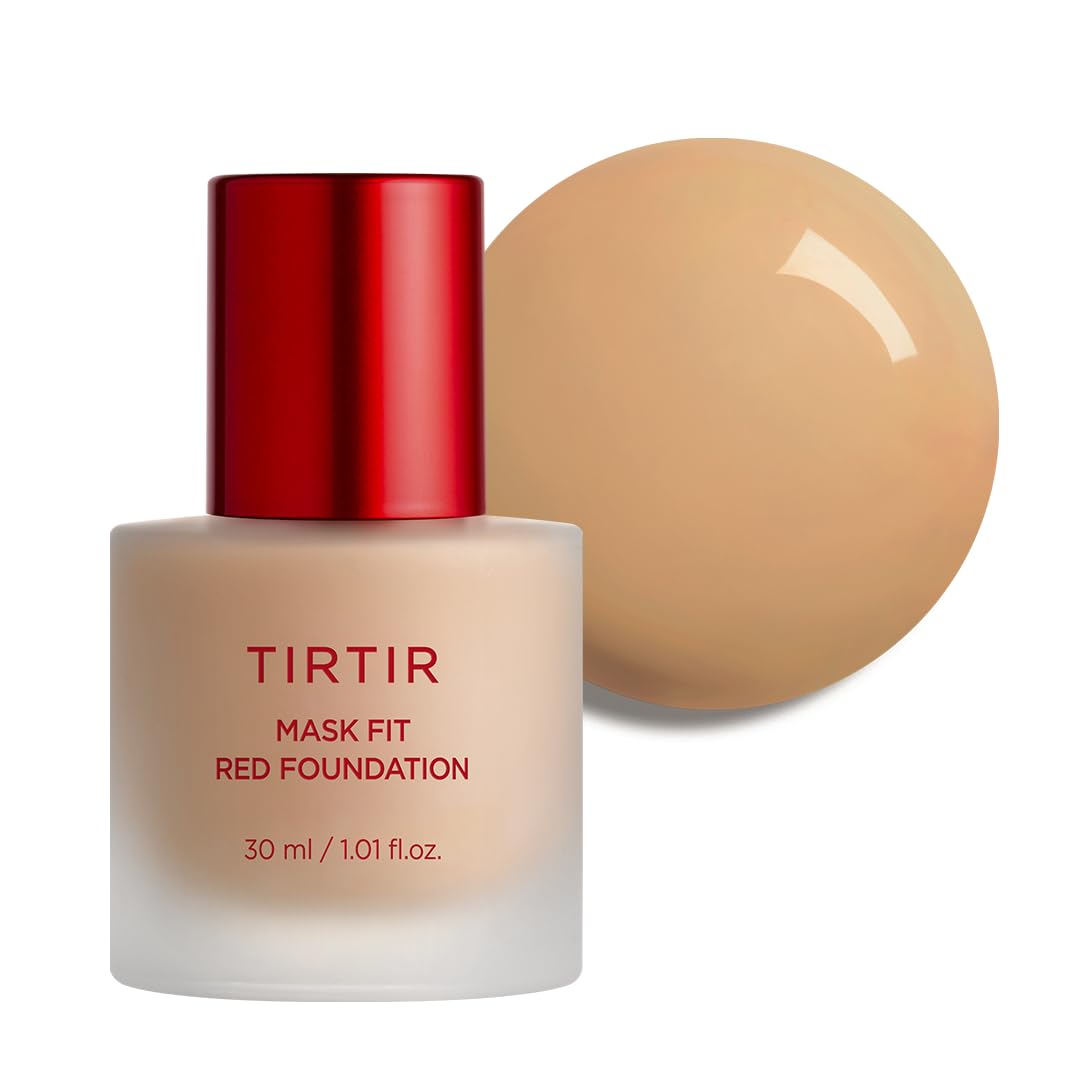 TIRTIR Mask Fit Red FoundationㅣLong Lasting Flawless Coverage, Energy Essence, Lightweight