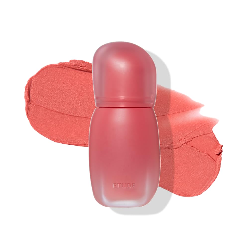 ETUDE Soft Fixing Lip Tint (I Like U) – Blurring Matte Finish, Lightweight Creamy Texture