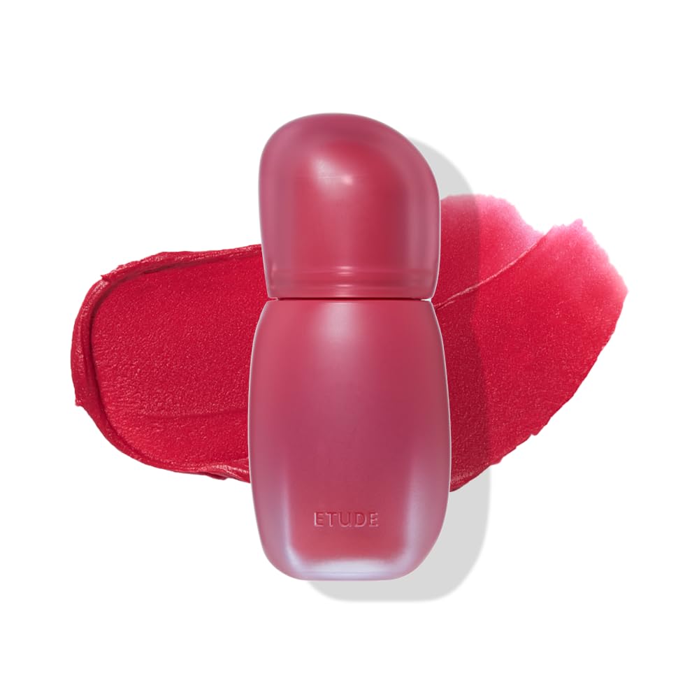 ETUDE Soft Fixing Lip Tint (Cold Ice Pink) – Blurring Matte Finish, Lightweight Creamy Texture