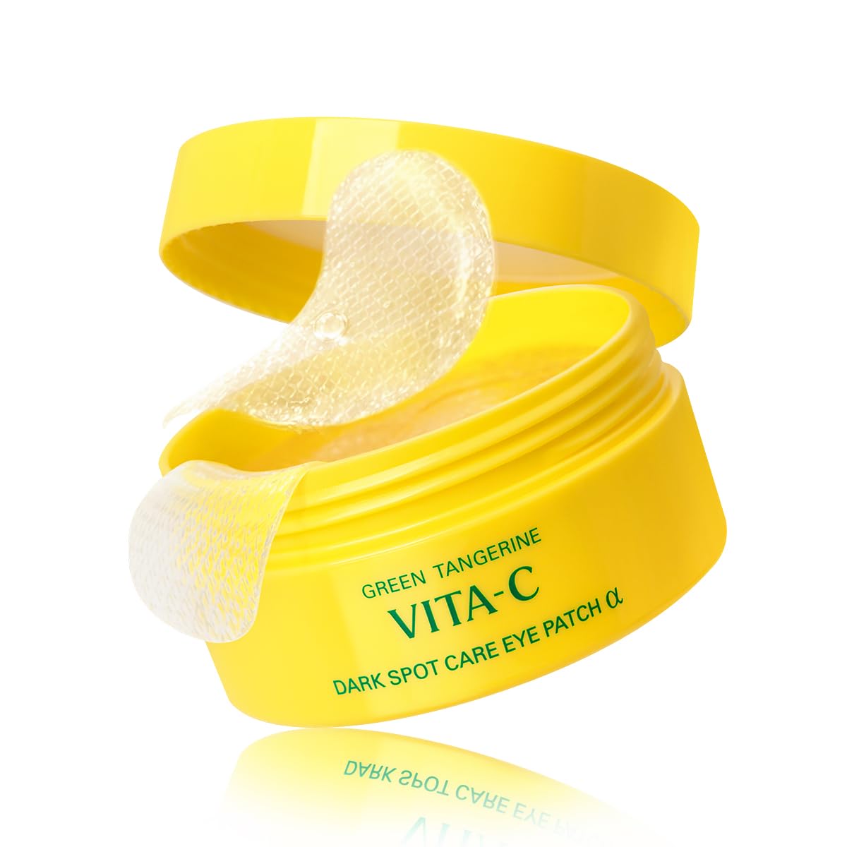 GOODAL Green Tangerine Vitamin C Eye Patches ALPHA – 25% Thicker Hydrogel Under Eye Patches for