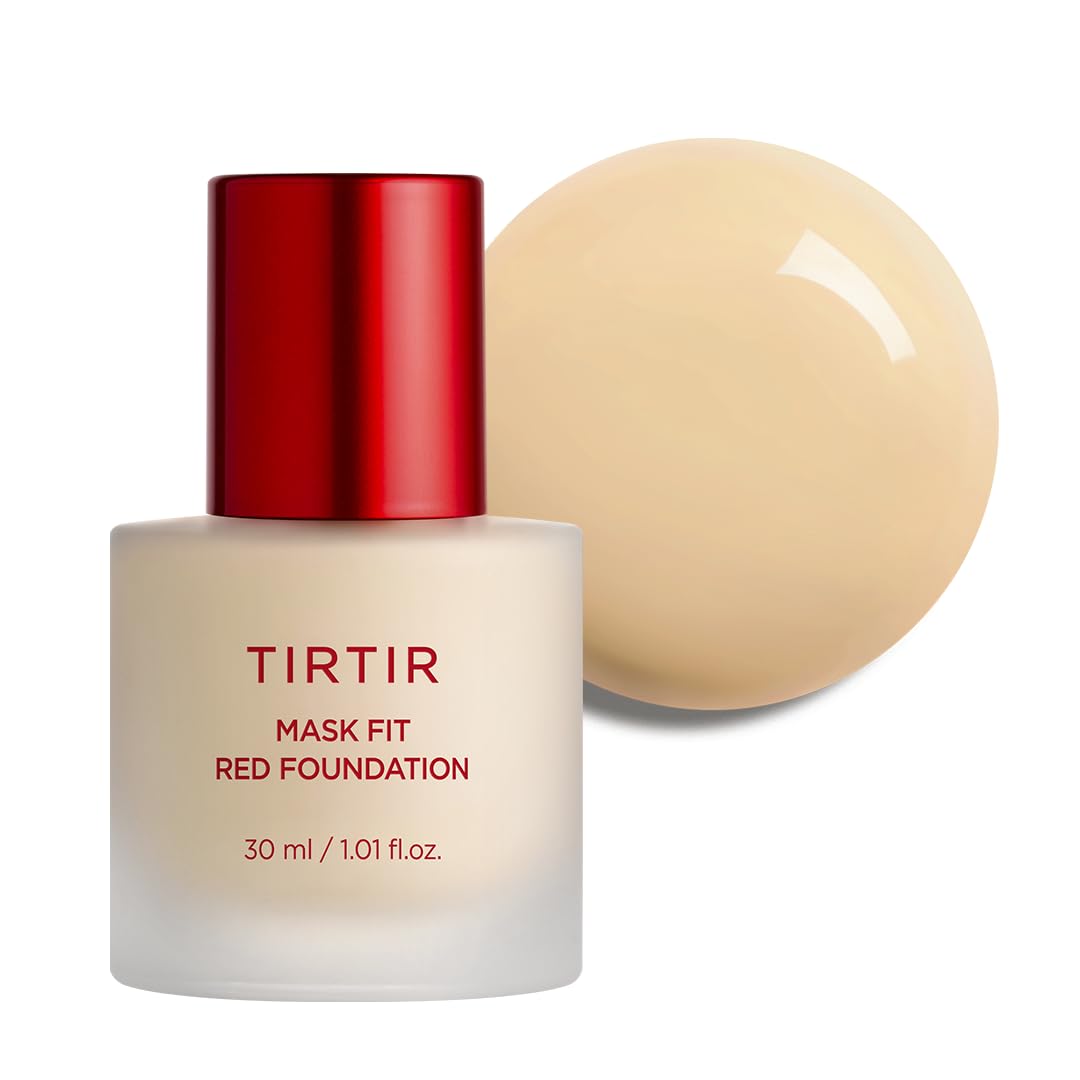 TIRTIR Mask Fit Red FoundationㅣLong Lasting Flawless Coverage, Energy Essence, Lightweight