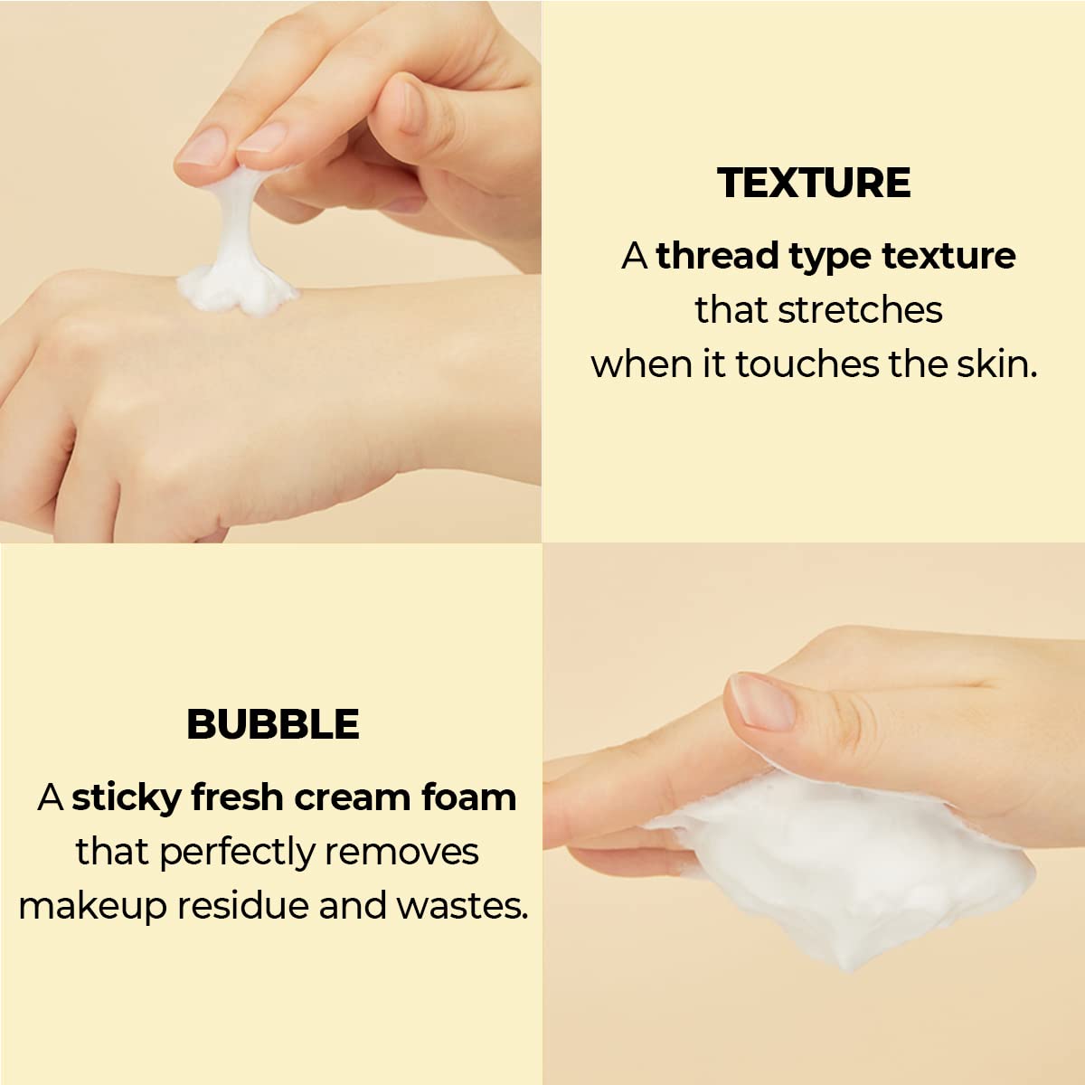 numbuzin No.2 Cleansing Foam | Deep Clean Fresh Cream Cleanser | Foam Cleanser, Gentle Exfoliation