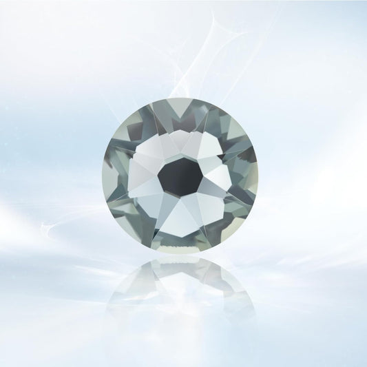Novani Gray Rhinestones 1440pcs Flat Back Round Rhinestone Style 2088 Sparkly Crystal Gemstones for