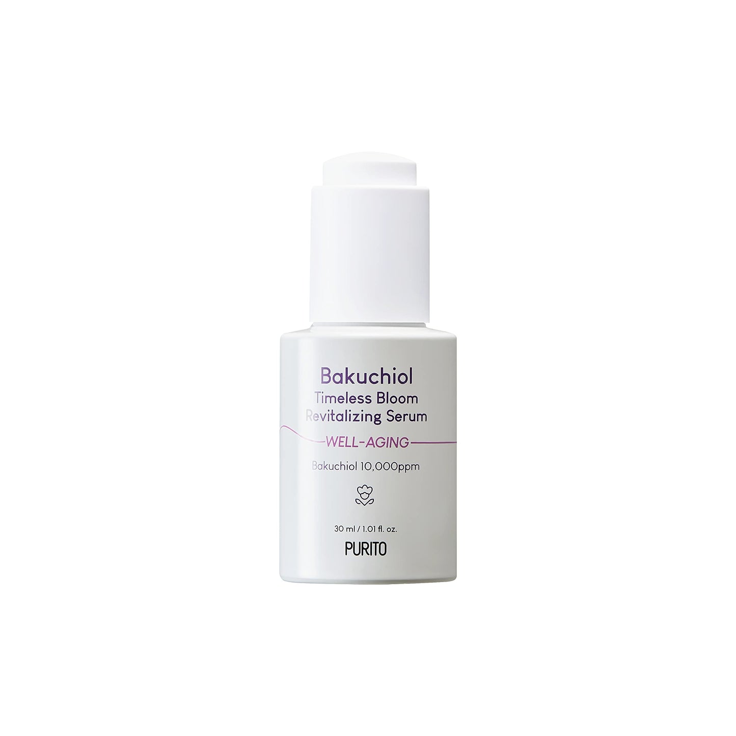 PURITO Bakuchiol Timeless Bloom Revitalizing Serum 30ml / 1.01 fl. oz. Vegan & Cruelty-Free