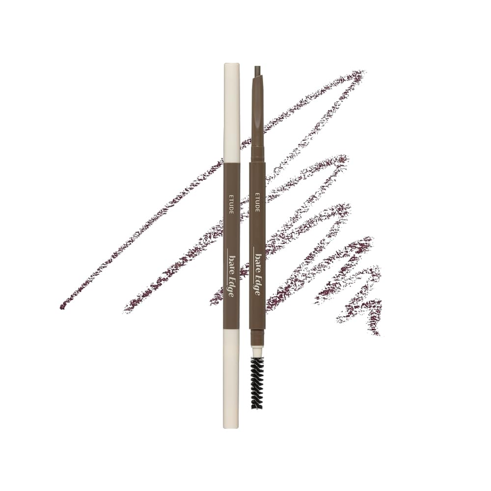 ETUDE Bare Edge 3D Eyebrow Pencil, Dark Brown, Natural-Looking