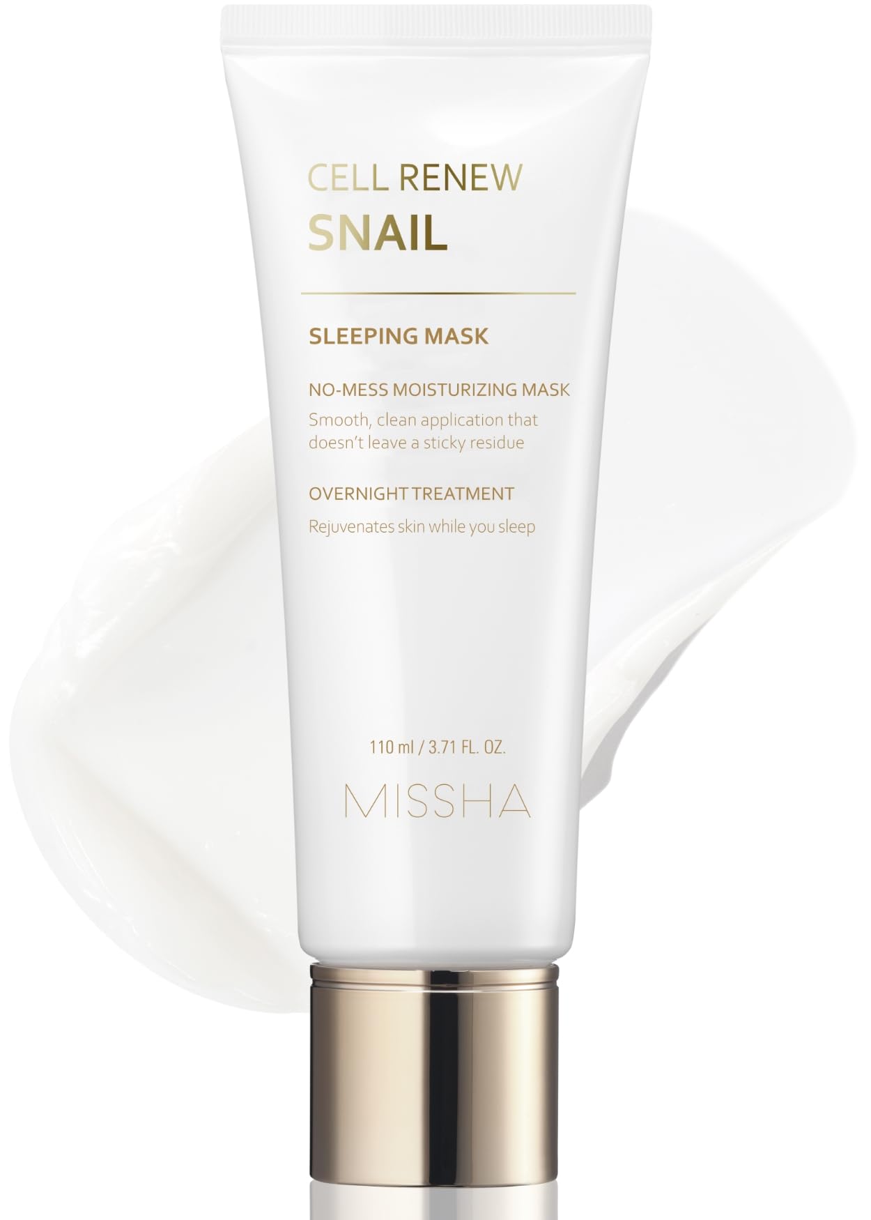 MISSHA Cell Renew Snail Sleeping Mask Korean Overnight Face Mask 3.71 oz