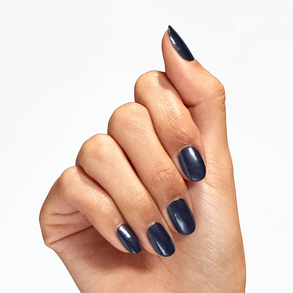 OPI Nail Lacquer Midnight Mantra | Opaque Dark Blue Nail Polish