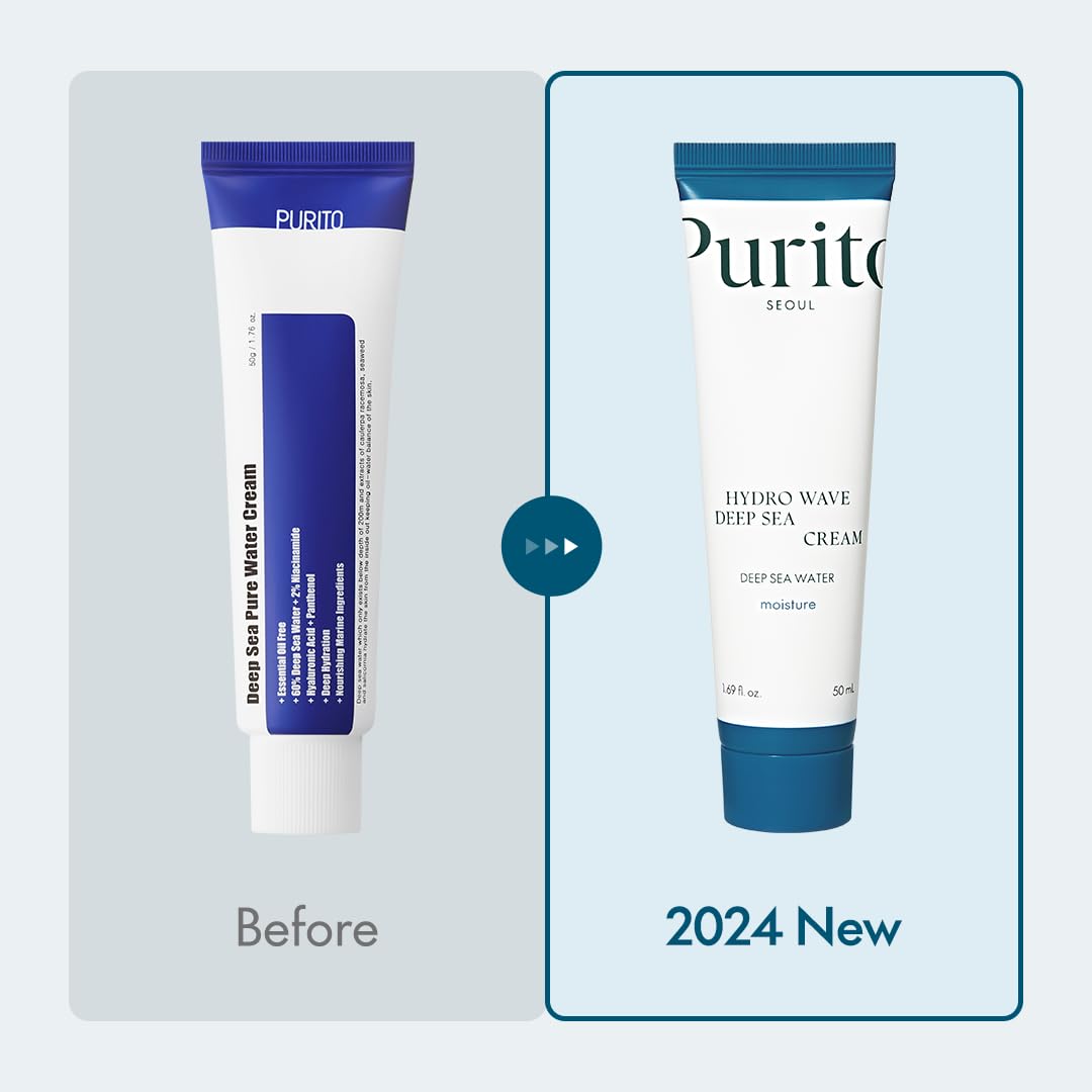 PURITO Deep Sea Cream | Hydration Water Gel Moisturizer For All Skin Types