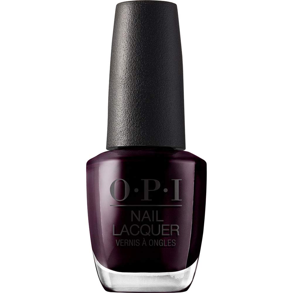 OPI Nail Lacquer Black Cherry Chutney | Opaque Dark Red Pearl Nail Polish