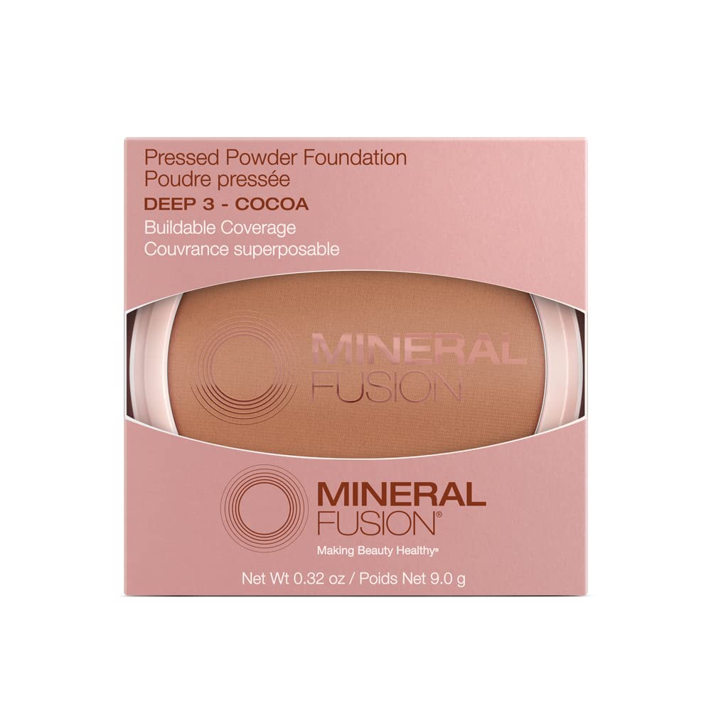 Mineral Fusion Deep 3 Makeup Pressed Powder Foundation By Mineral Fusion, 0.32 oz (Pack of 3)