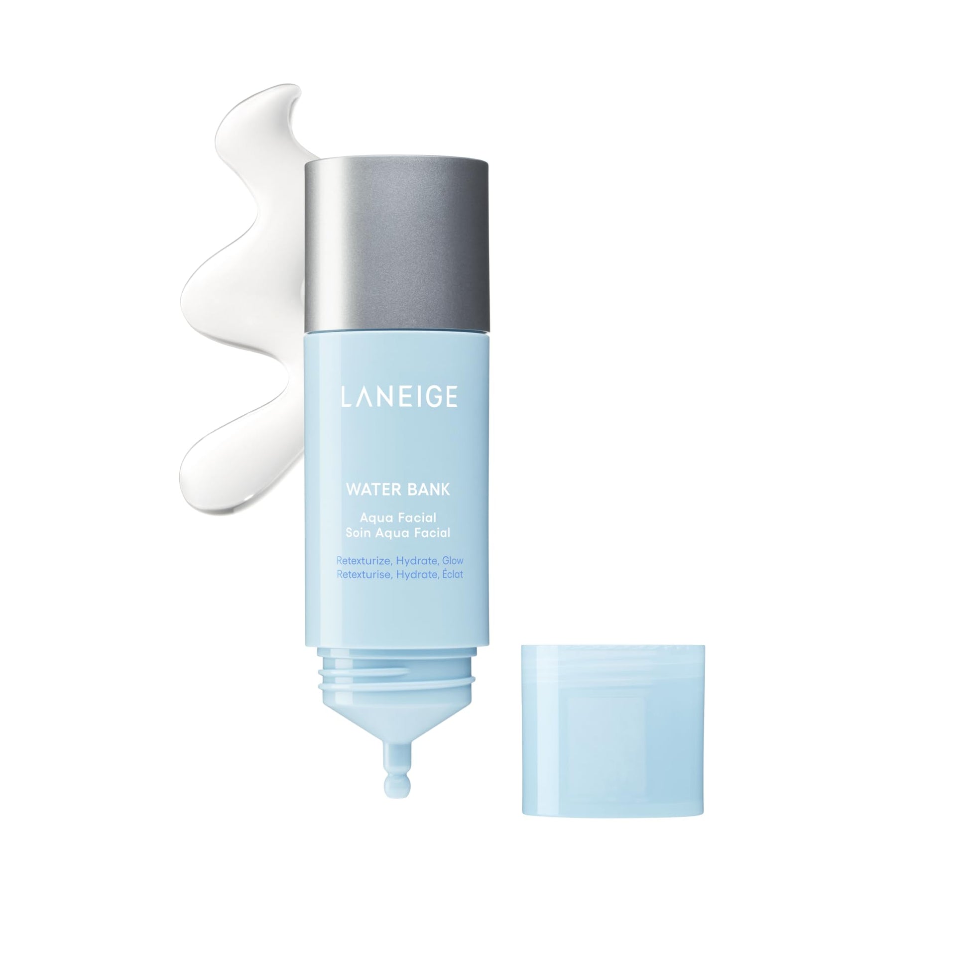 LANEIGE Water Bank Aqua Facial Serum | K-Beauty Exfoliating & Hydrating Serum | AHA BHA PHA Gentle