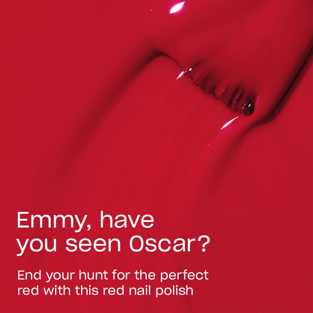 OPI Nail Lacquer Emmy, have you seen Oscar? | Opaque Bright Red Nail Polish