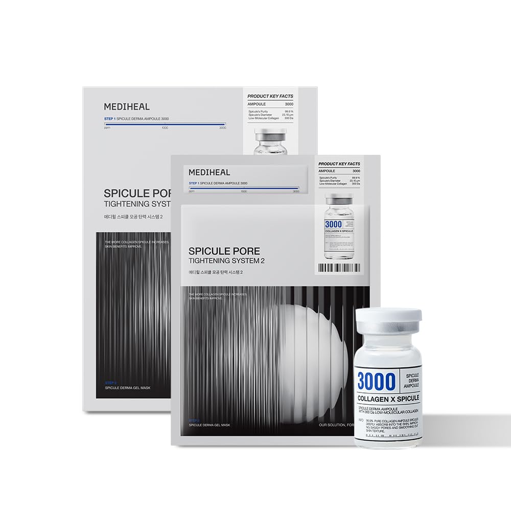MEDIHEAL Collagen Spicule 3000ppm Hydrogel Mask Set (10ea)
