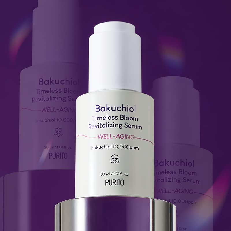 PURITO Bakuchiol Timeless Bloom Revitalizing Serum 30ml / 1.01 fl. oz. Vegan & Cruelty-Free