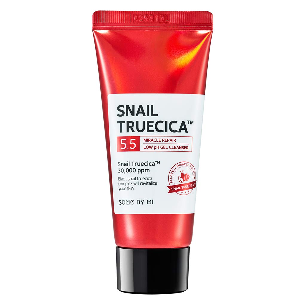 SOME BY MI Snail Truecica Miracle Repair Starter Kit/Toner 1.01Oz, Serum 0.33Oz, Gel Cleanser