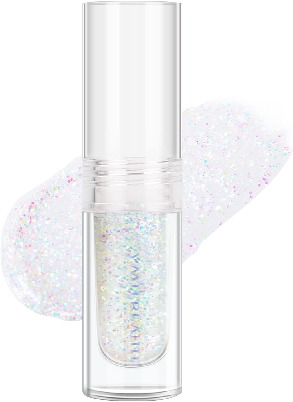 Liquid Glitter Eyeshadow, Pigmented, Long Lasting, Quick Drying, Easy to Apply, Loose Glitter Glue for Eye Crystals Makeup (Transparent Flashing Colorful Sequins 01)