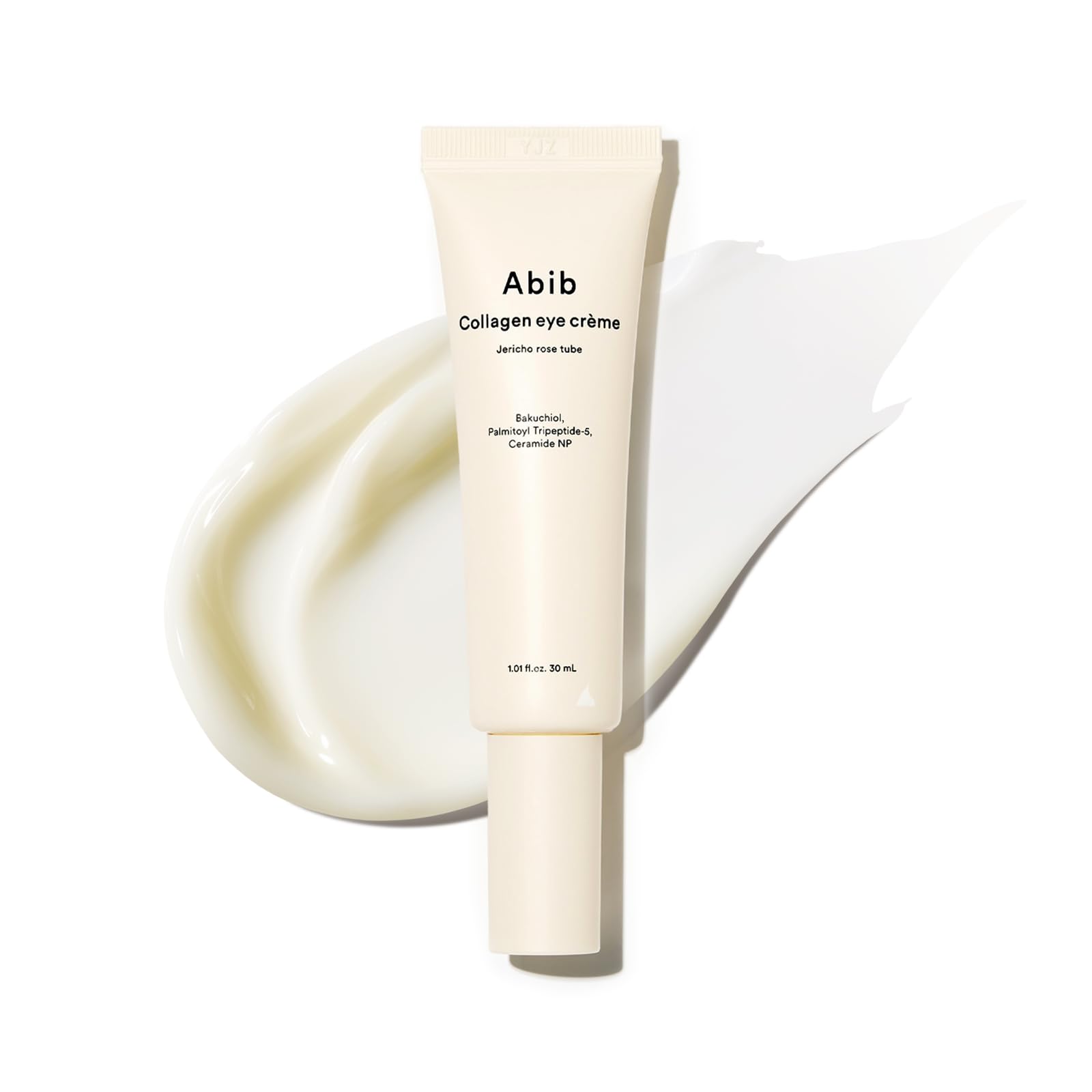 Abib Non-animal Collagen Eye Cream Jericho Rose Tube, 1.01 fl. oz.(30 mL), Anti-Aging Eye Cream