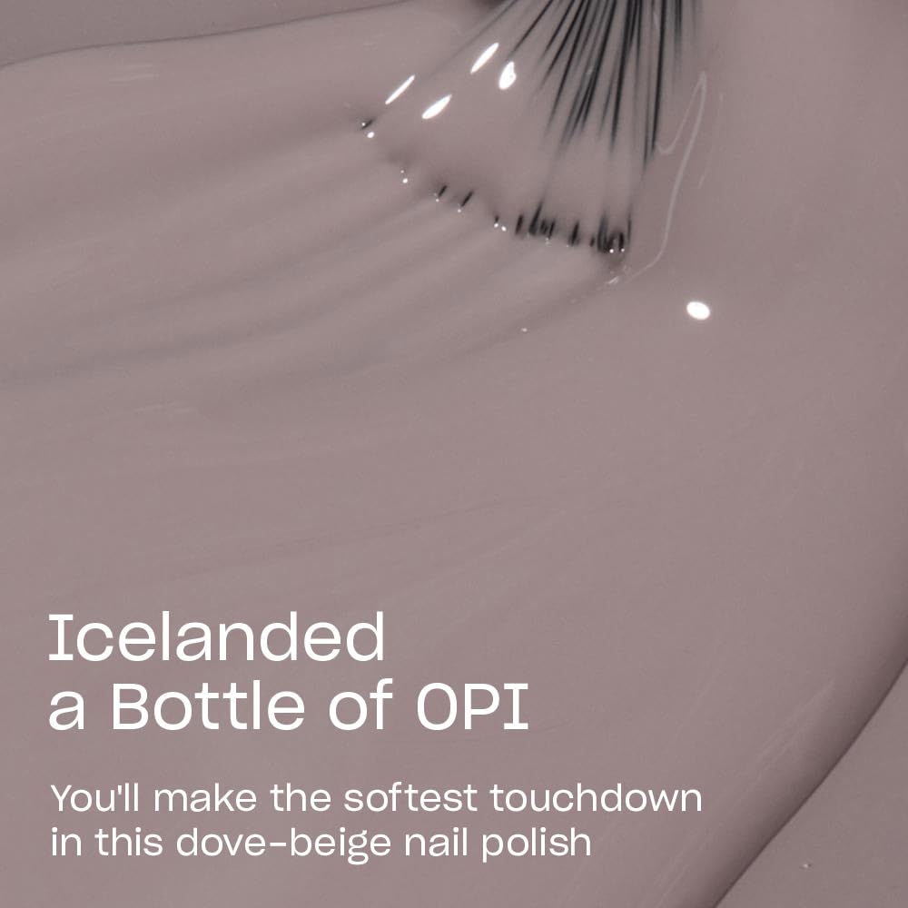 OPI Nail Lacquer Icelanded a Bottle of OPI | Opaque Dark Beige Nail Polish