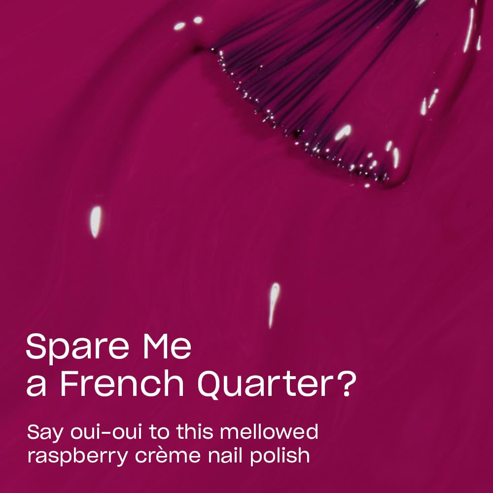 OPI Nail Lacquer Spare Me a French Quarter? | Opaque Dark Purple Polish