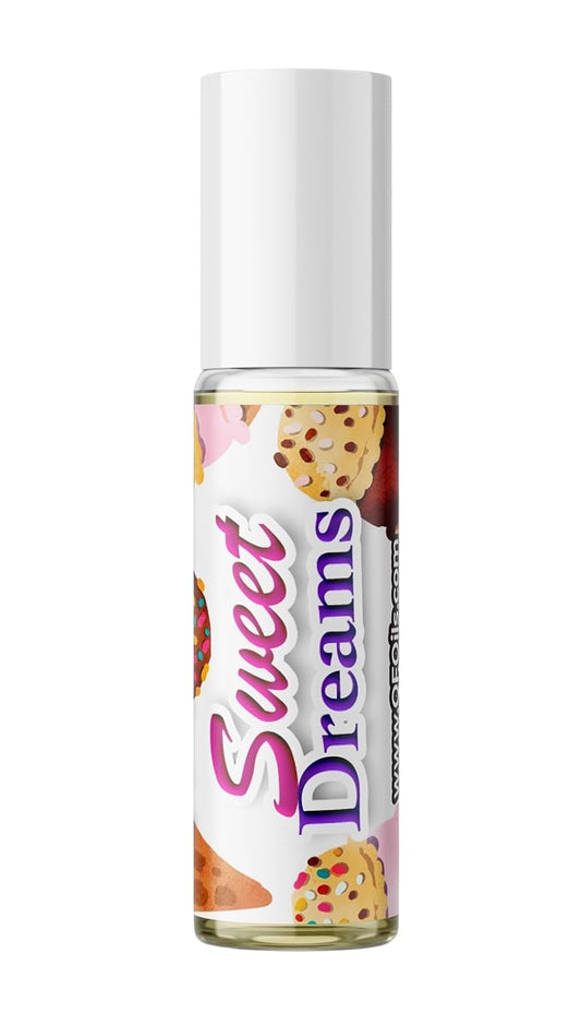 Quality Fragrance Oils' Sweet Dreams | Long-Lasting Perfume Oil, Alcohol-Free, Strong Scent, 10ml Roll-On | Affordable Alternative to Designer Fragrances