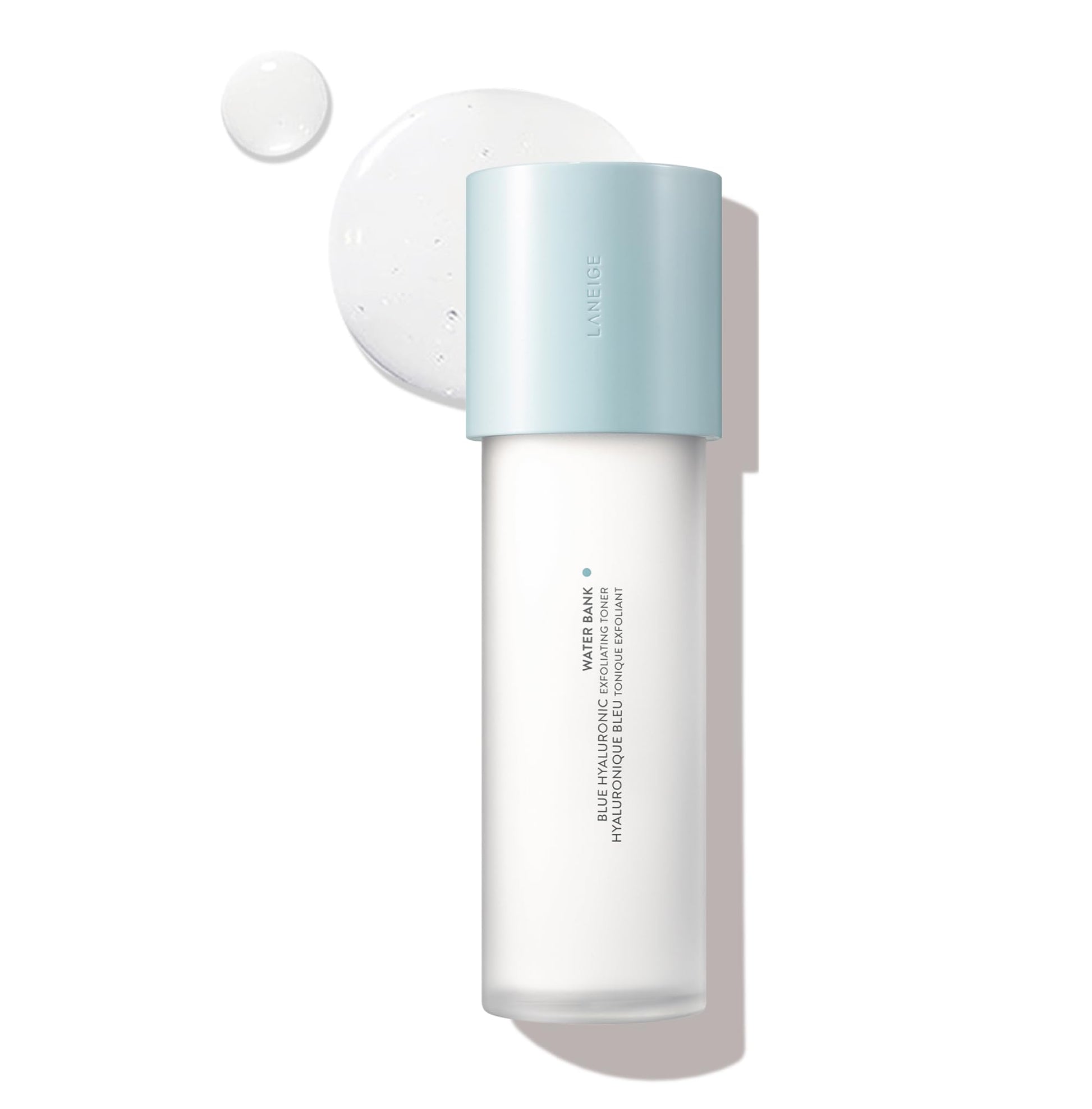 LANEIGE Water Bank Blue Hyaluronic Exfoliating Toner: Gentle PHA Toner to Smooth, Soften, & Deeply
