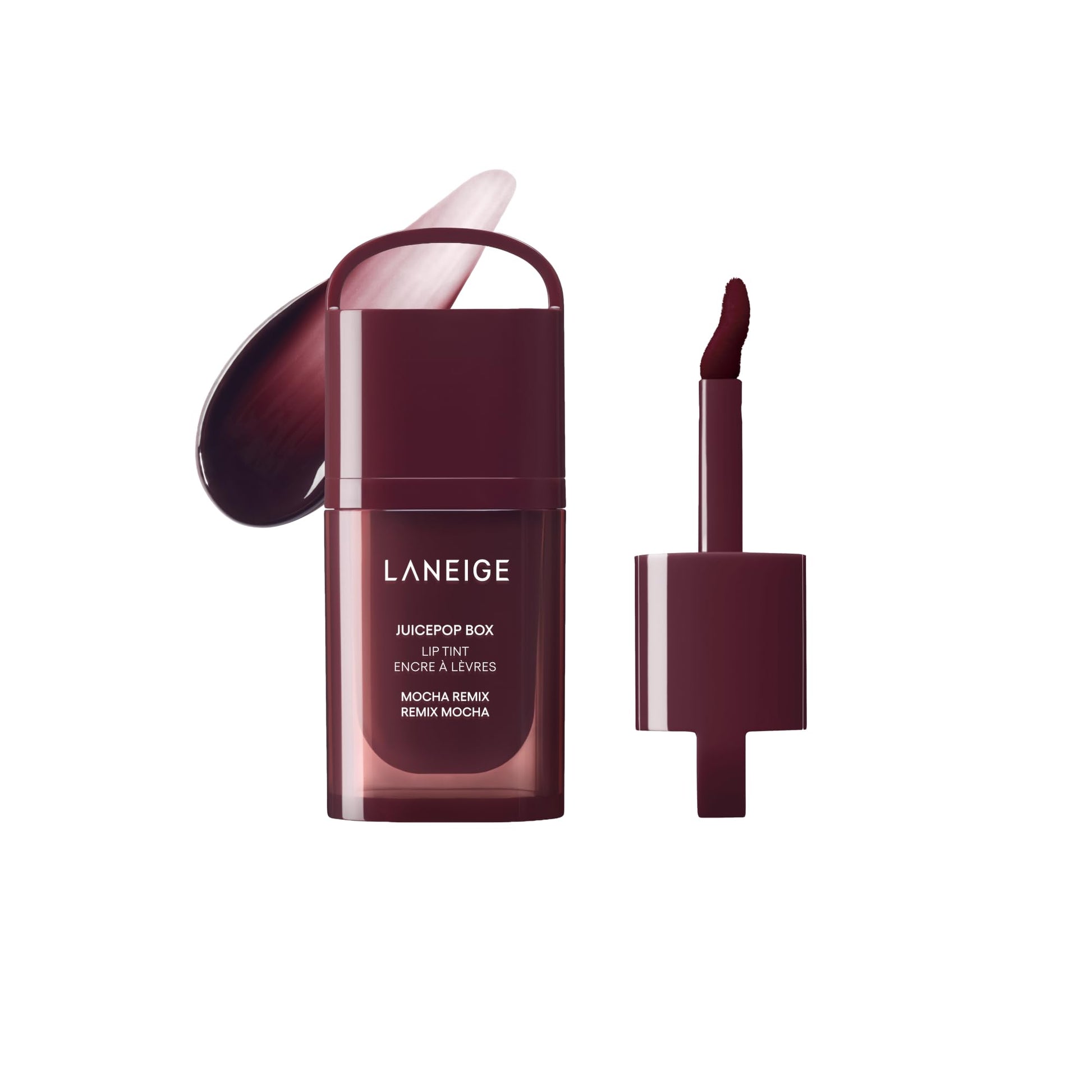 LANEIGE JuicePop Box Korean Lip Tint: Long-Lasting Hydrating Lightweight Tint, Buildable Juicy